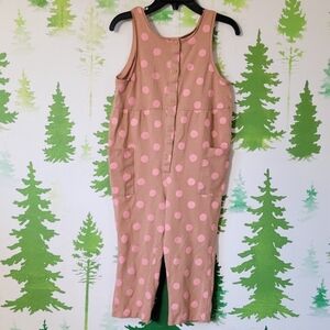 H&M Cotton Polka-Dot Romper Suit.
